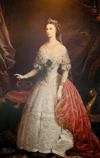 Portrait of Empress Elisabeth of Austria-Hungary, unknow artist